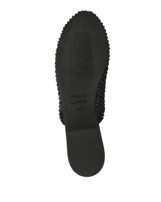 Le Silla Black Mules & Clogs