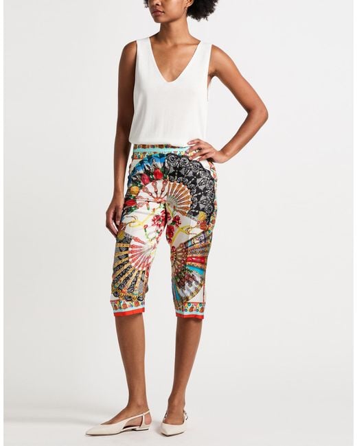 Dolce & Gabbana Blue Pants Silk