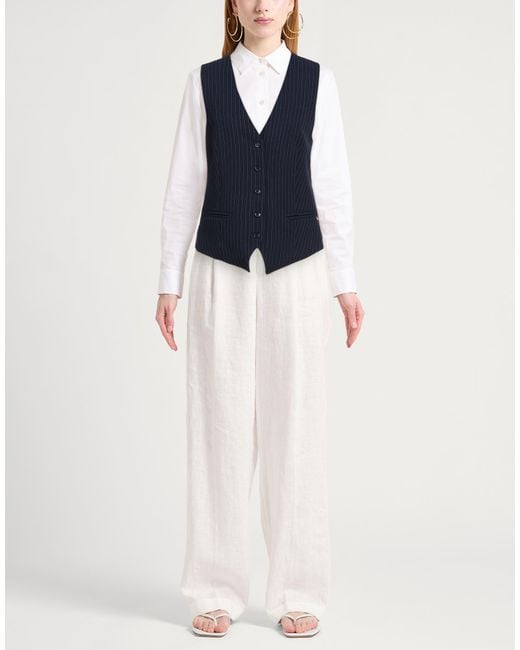 Ottod'Ame Blue Tailored Vests