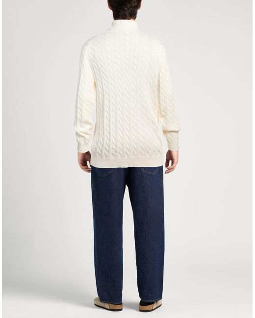Gant Rollkragenpullover in White für Herren