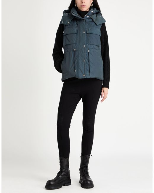 Moorer Blue Vest Polyamide