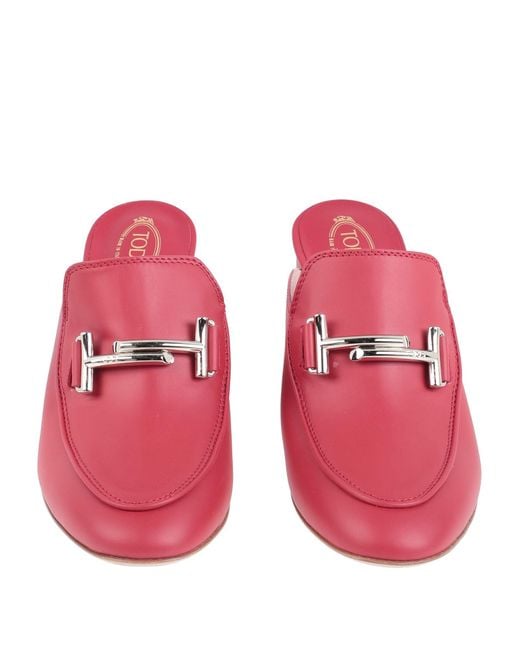 Tod's Pink Mules & Clogs