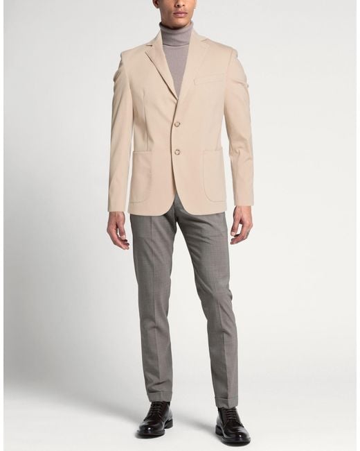 Exte Natural Blazer Cotton, Nylon, Elastane for men