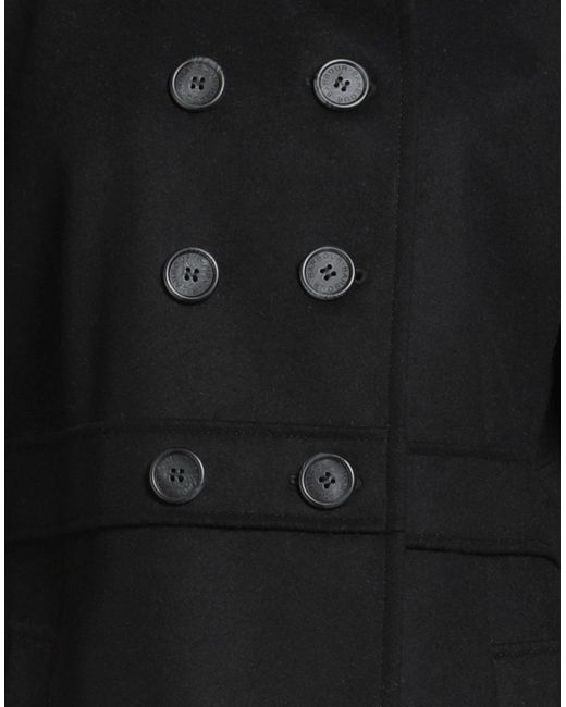 Barbour Black Coat Wool, Polyamide, Cashmere