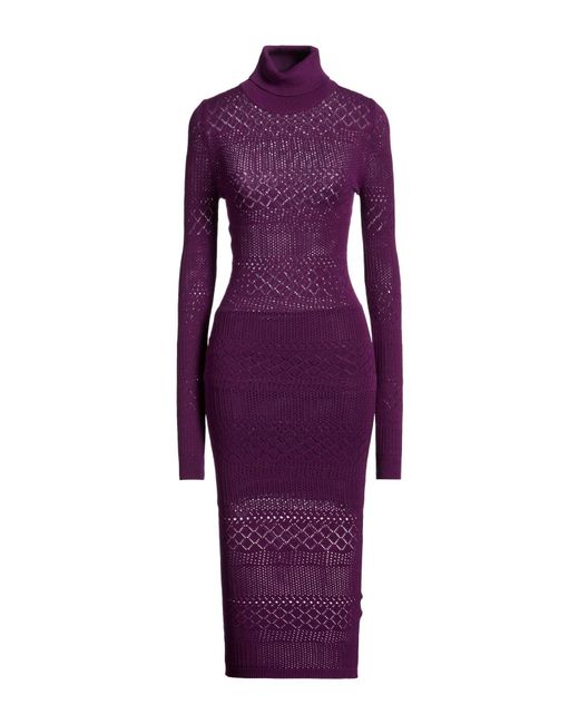 Babylon Purple Midi Dresses
