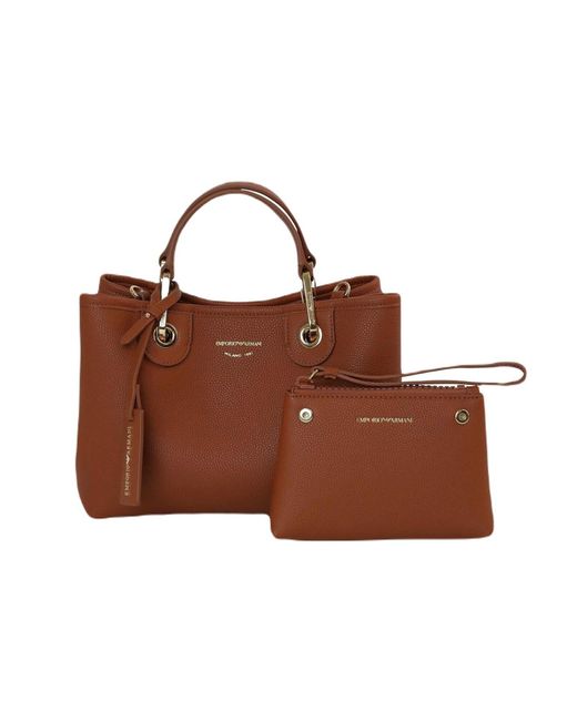 Emporio Armani Brown Handtaschen
