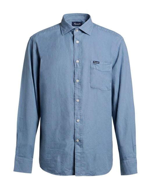 Camisa Façonnable de hombre de color Blue