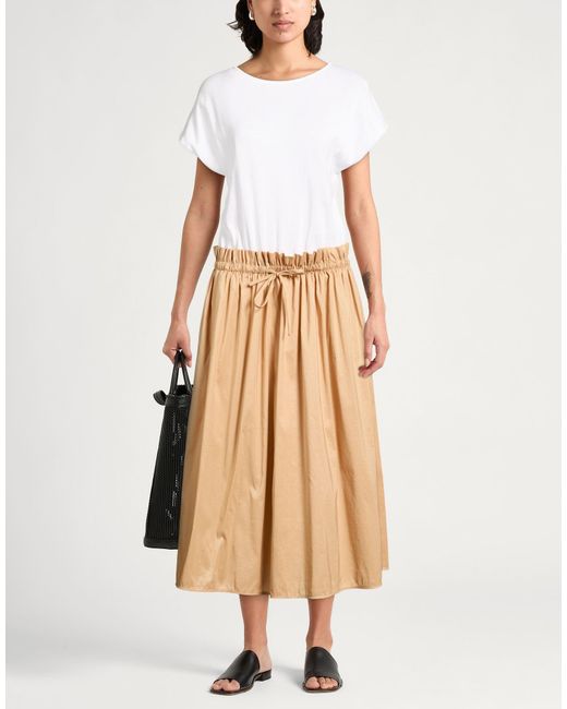 Fabiana Filippi Natural Midi Dress Cotton