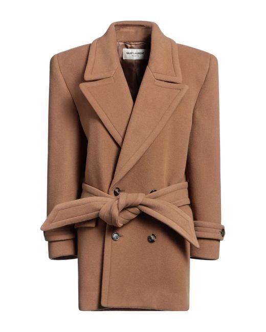 Saint Laurent Brown Coat