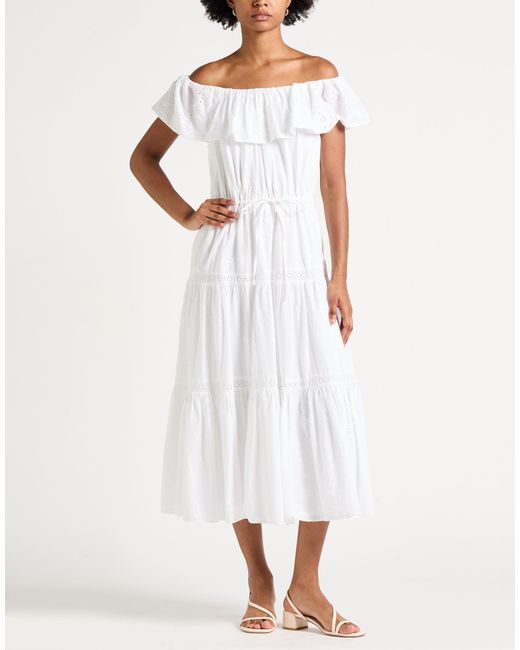 Ralph Lauren White Midi Dress
