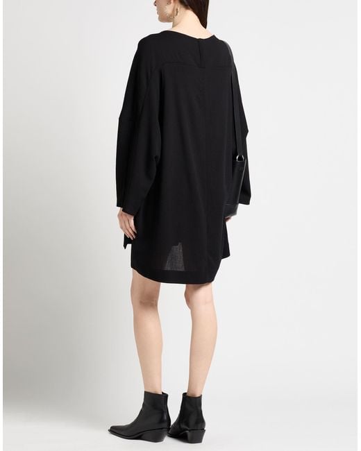 Rick Owens Black Mini Dress