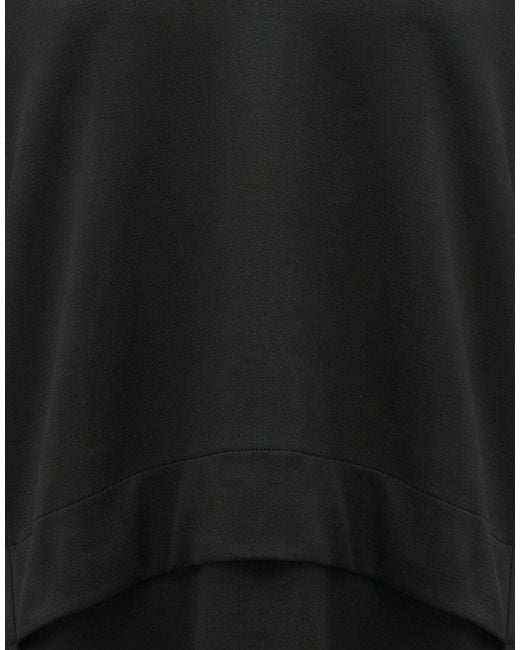 Malloni Black Sweatshirt Polyamide, Elastane