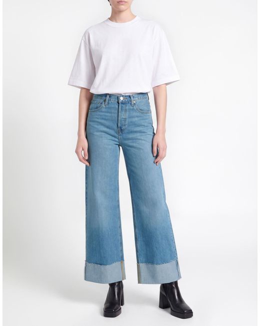 Re/done Blue Jeans Cotton