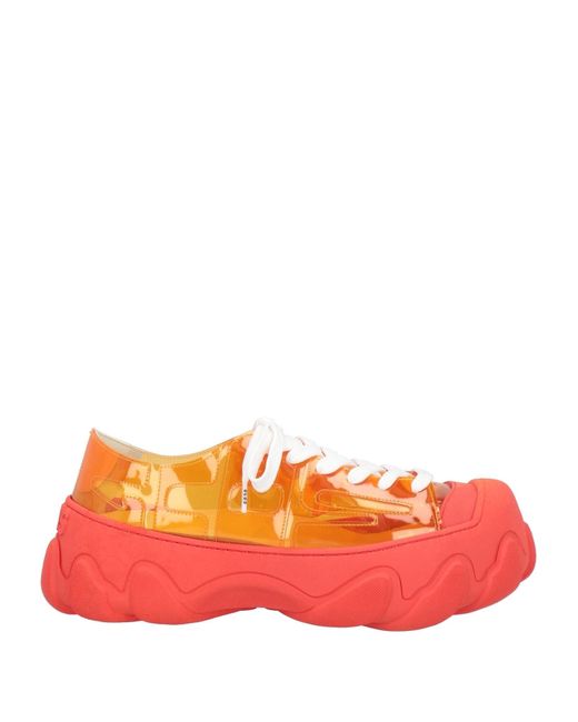 Gcds Orange Sneakers for men