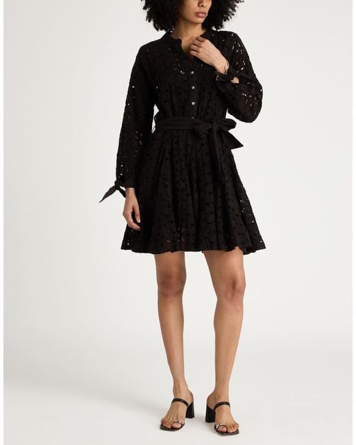 120% Lino Black Mini Dress
