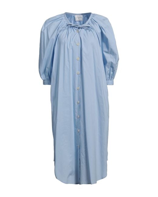 Ballantyne Blue Midi-Kleid