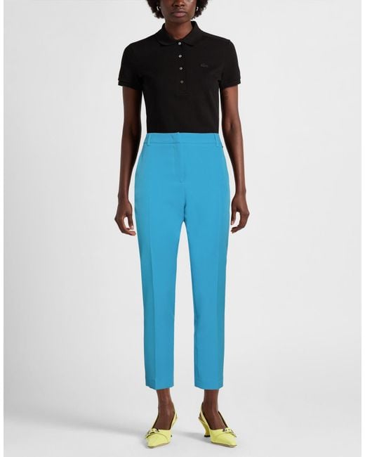 Liu Jo Blue Better Pants Polyester, Elastane
