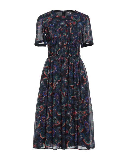 Tommy Hilfiger Blue Midi Dress