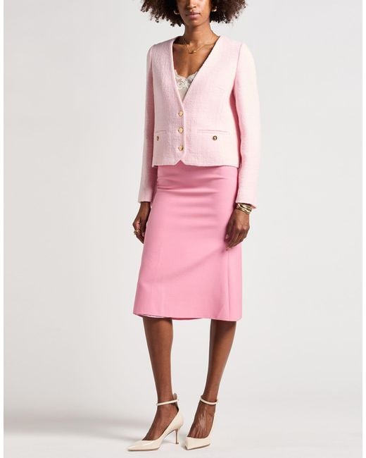 Giambattista Valli Pink Blazer Virgin Wool, Polyamide
