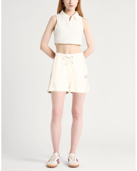Maison Kitsuné Natural Shorts & Bermuda Shorts