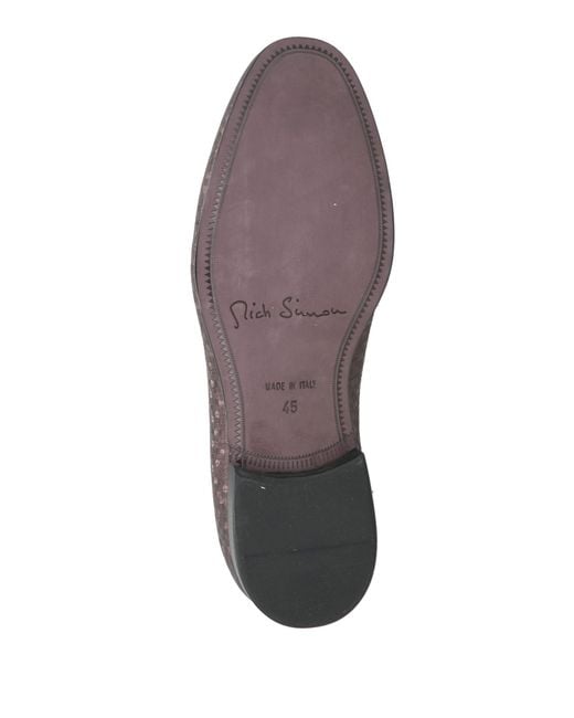 MICH SIMON Brown Loafers for men