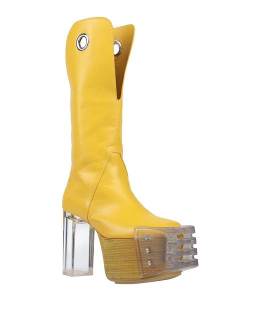 Rick Owens White Boot