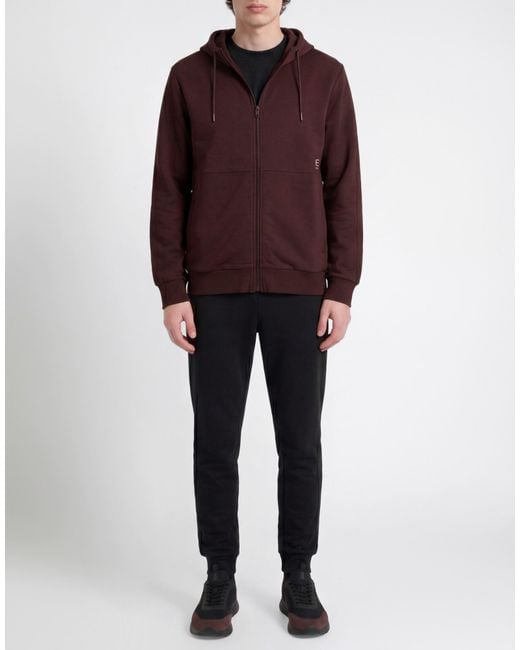 EA7 Brown Sweatshirt Cotton for men