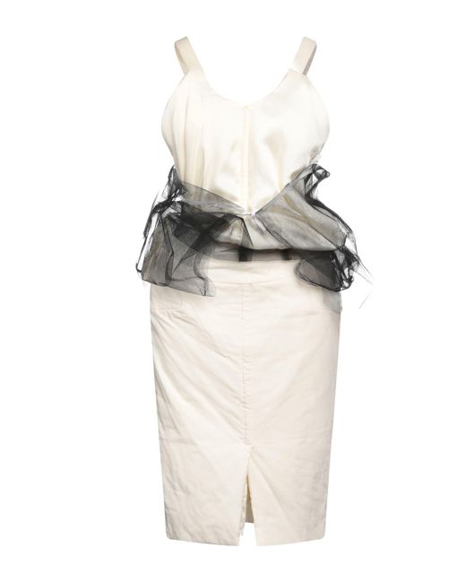 Maison Margiela Natural Midi-Kleid