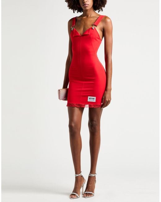 Moschino Red Mini-Kleid