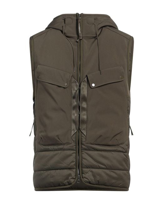 C P Company Green Gilet for men