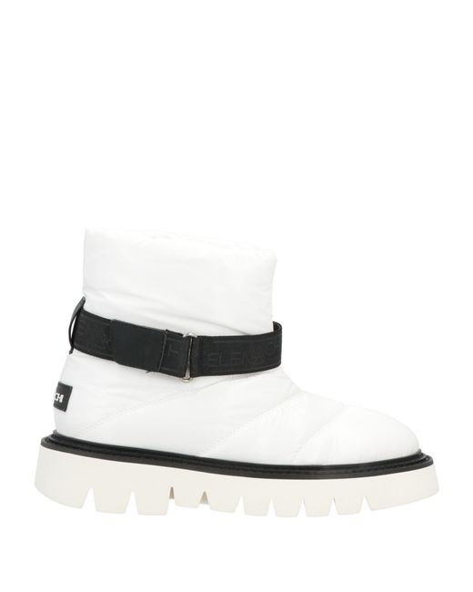 Elena Iachi White Ankle Boots