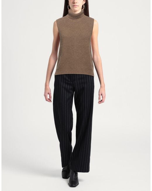 Purotatto Brown Turtleneck Cashmere