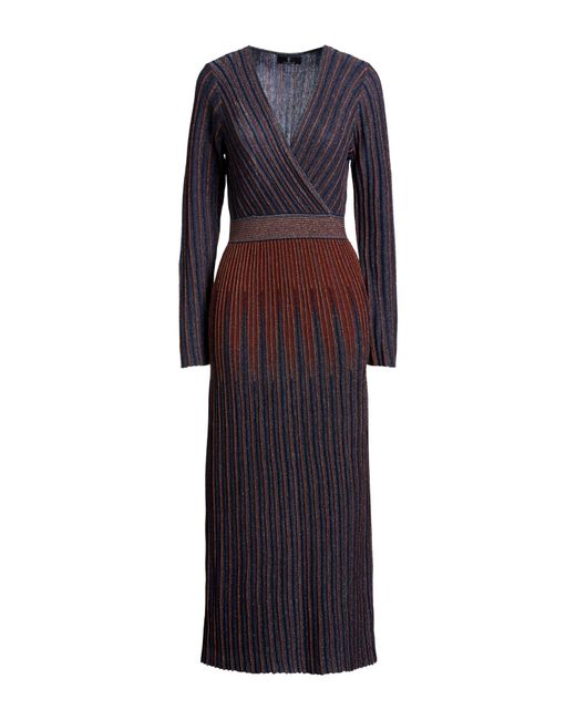 Fracomina Purple Midi Dress