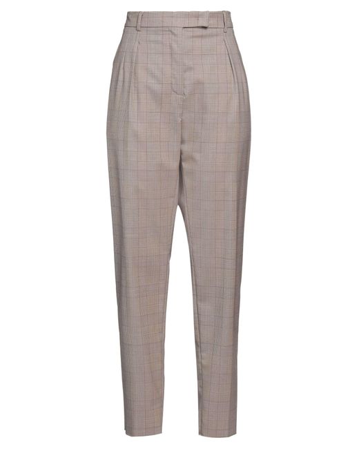 Max Mara Gray Pants Virgin Wool, Polyester, Elastane