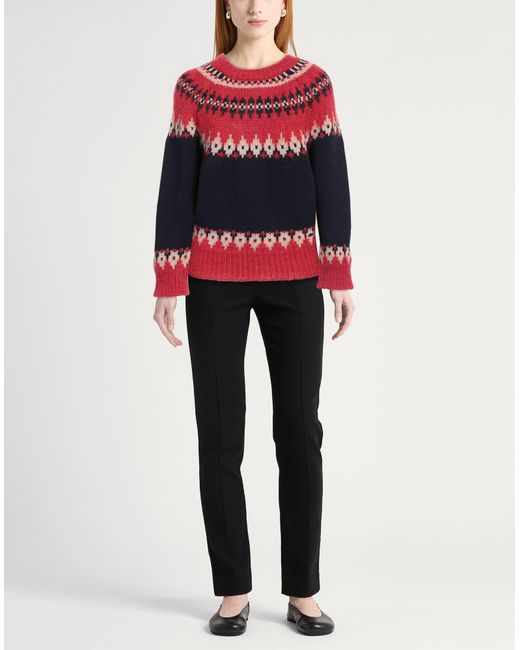 DSquared² Red Sweater Virgin Wool, Mohair Wool, Polyamide, Wool