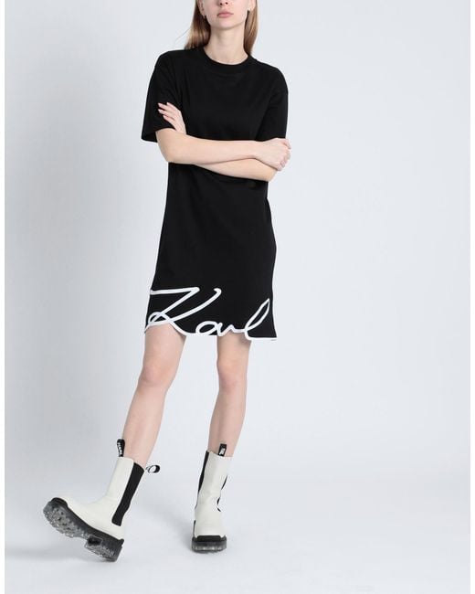 Karl Lagerfeld Black Mini Dress