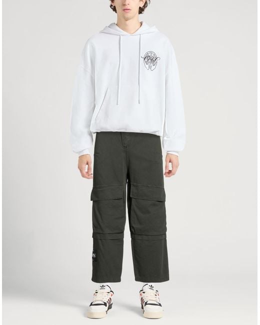 DISCLAIMER Gray Military Pants Cotton for men