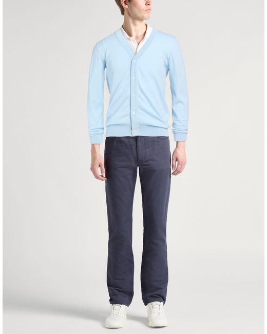 Bellwood Blue Cardigan for men