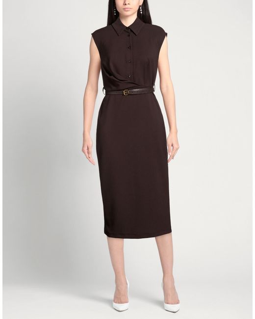 Oltre Purple Midi Dress