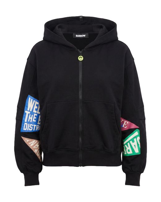 Barrow Blue Sweatshirt Cotton