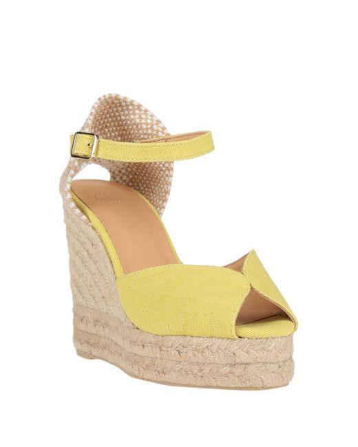 Castaner Metallic Espadrilles Textile Fibers