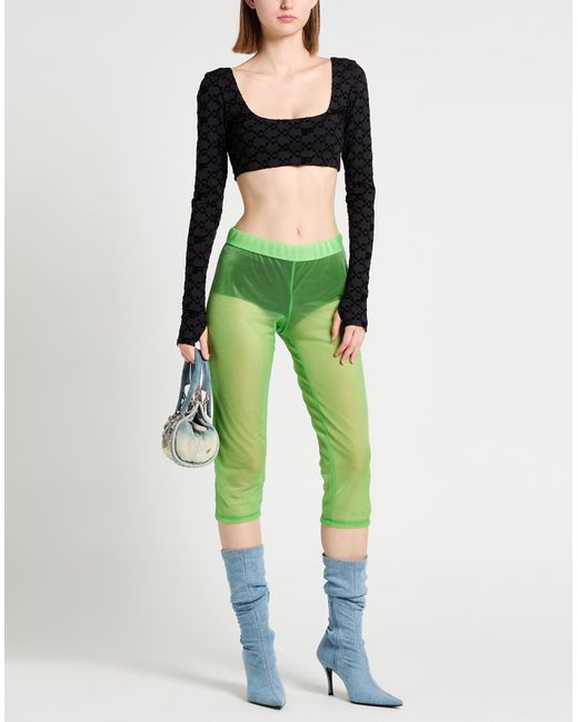 DSquared² Green Leggings Polyamide