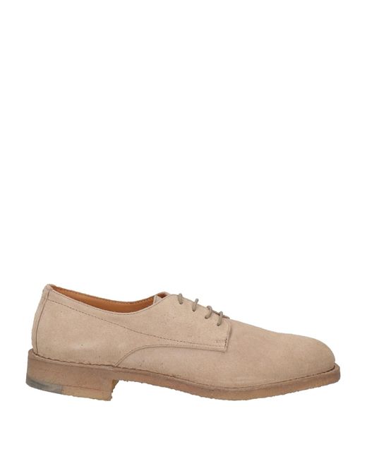 Pantanetti Natural Lace-Up Shoes Leather