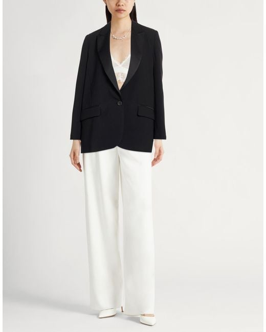 Marella Black Art.365 Blazer Polyester