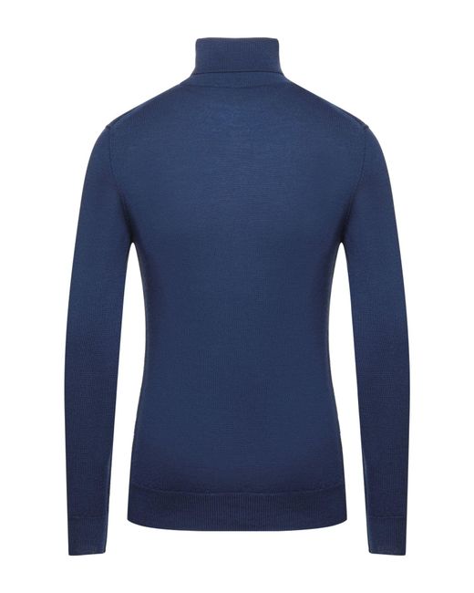 Tsd12 Blue Turtleneck for men