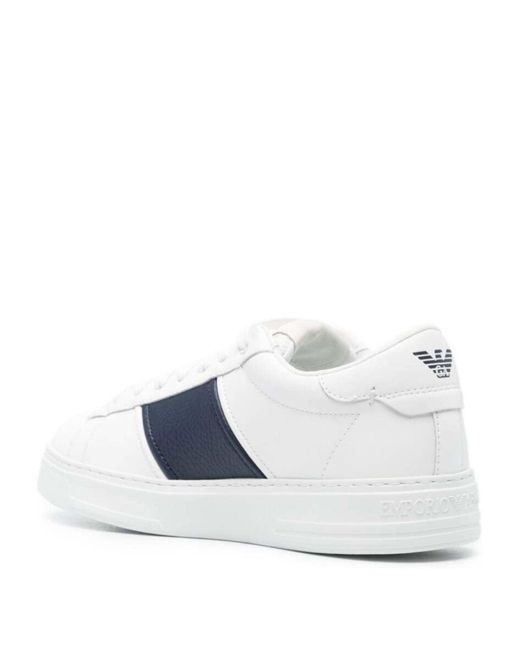 Sneakers di Emporio Armani in White da Uomo