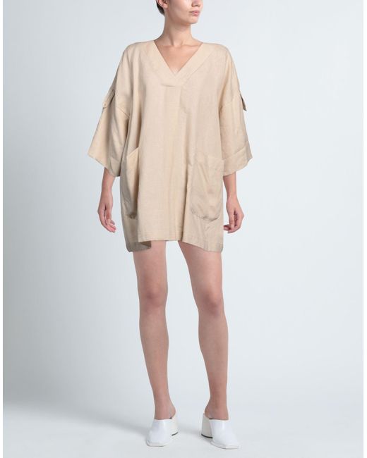 MEIMEIJ Natural Mini Dress