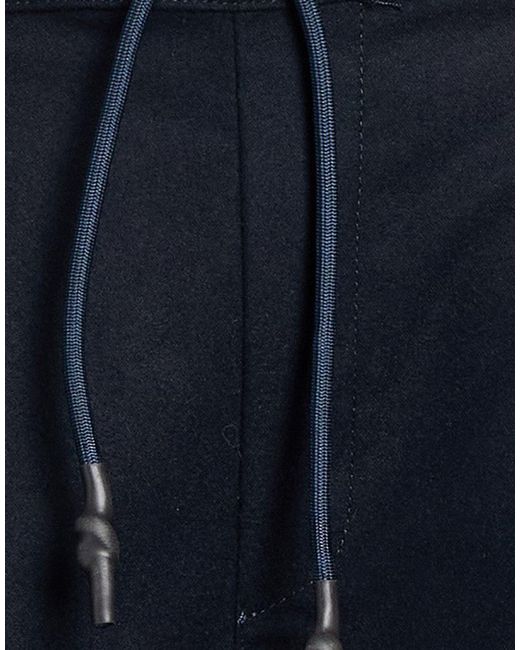 La Martina Blue Pants Polyester, Viscose, Elastane for men