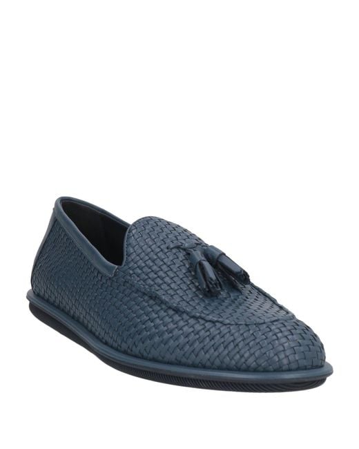 Giorgio Armani Blue Loafers for men