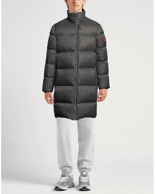 HUGO Gray Lead Puffer Polyamide for men